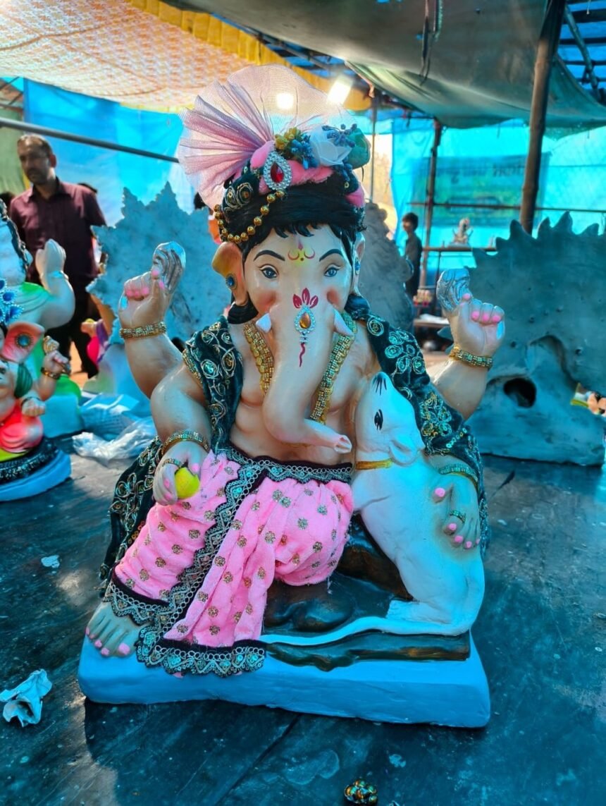 कवर्धा गणेश चतुर्थी 2025 पंडाल सजावट