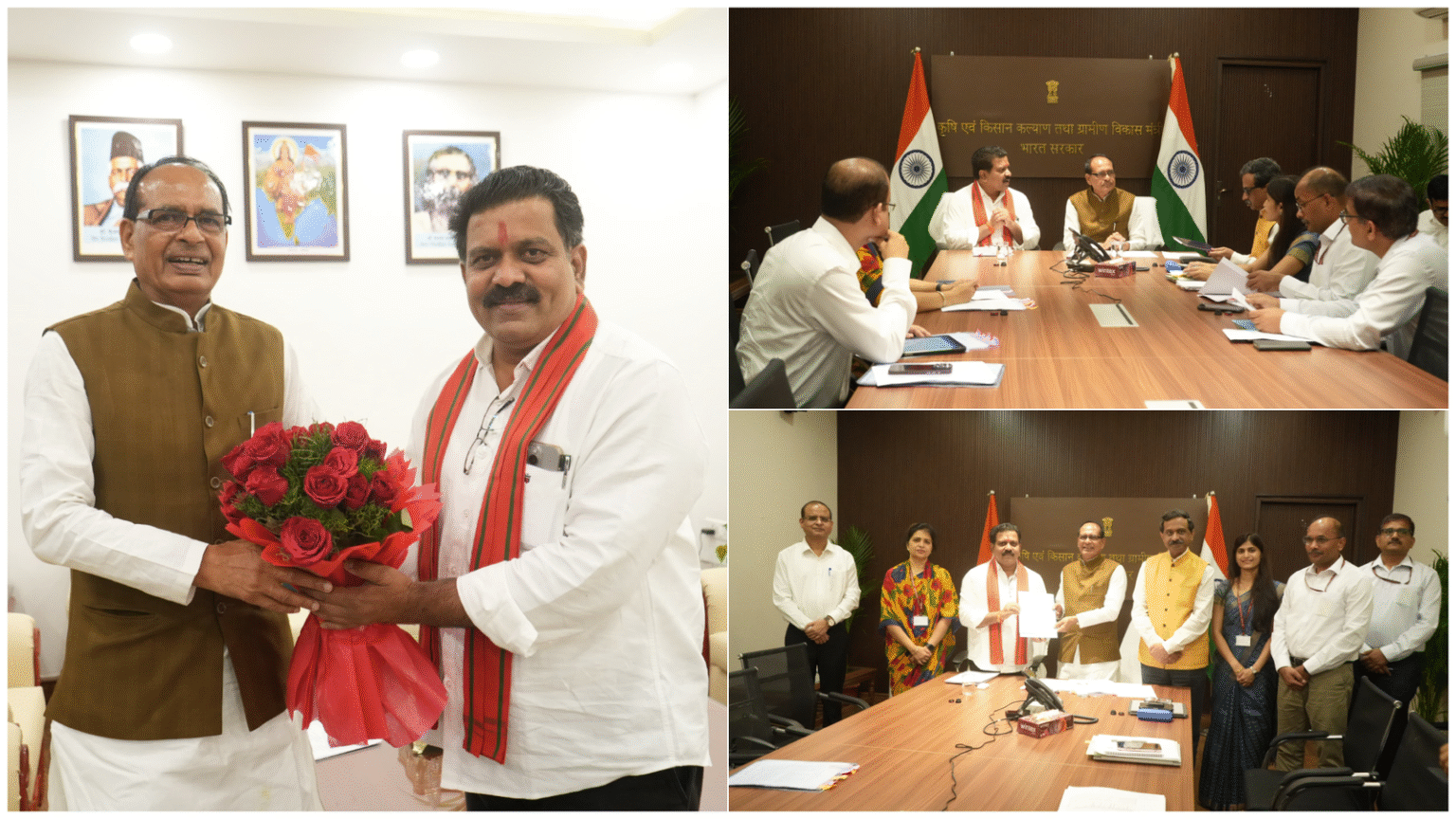 केंद्रीय मंत्री शिवराज सिंह चौहान से मिले छत्तीसगढ़ के उपमुख्यमंत्री विजय शर्मा, पीएम जनमन योजना में छत्तीसगढ़ को 100 पुल निर्माण सहित 375.71 करोड़ रु. की दी स्वीकृति