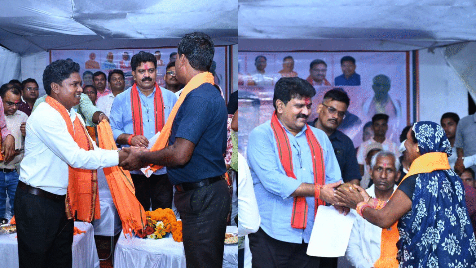 ग्राम प्रभाटोला के सरपंच सहित सैकड़ों ग्रामीण भाजपा में हुए शामिल